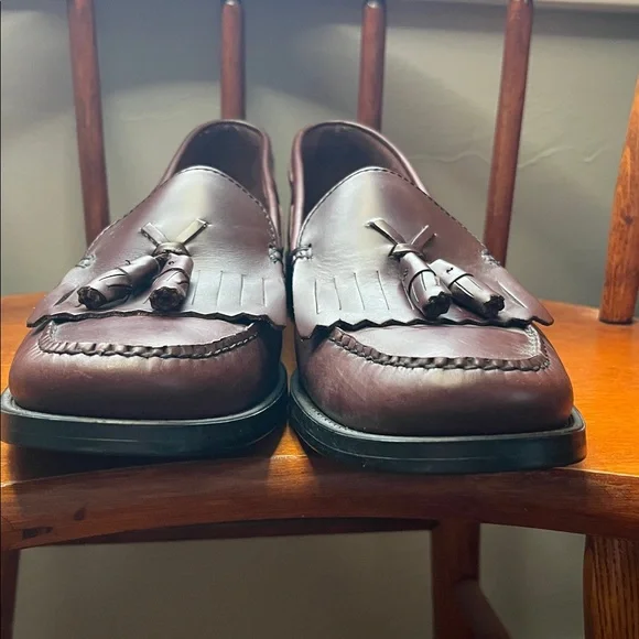 NWOT Weejuns Bass Men’s Leather Tassel Loafers Size 11 - Picture 2 of 12